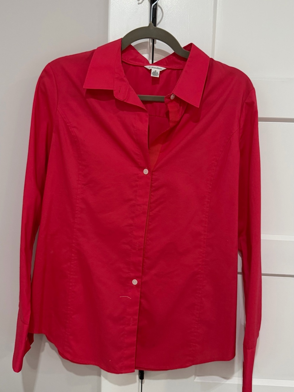 Calvin Klein Crisp Bright pink Button-Up Shirt